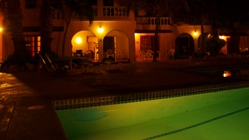 Buddy Dive Resort by night